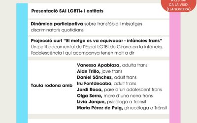 🌈 Taula rodona de vivències trans – Drets, Reptis i Orgull –