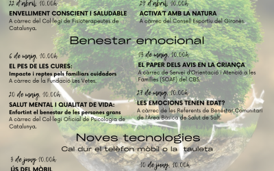 II clicle de xerrades per a un envelliment responsable – SALUT I……  (Quilòmetre 0 de Salt)